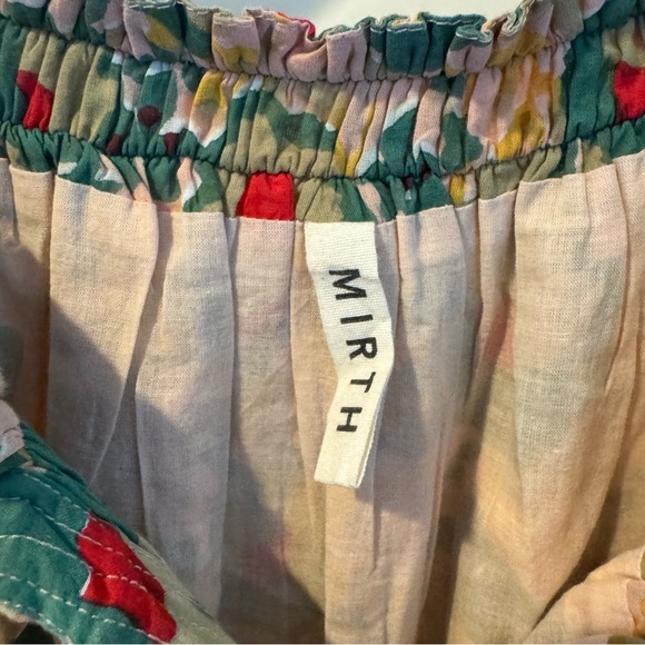 Mirth Vienna Drawstring Waist Dress Rose Bloom | L - Picture 7 of 9